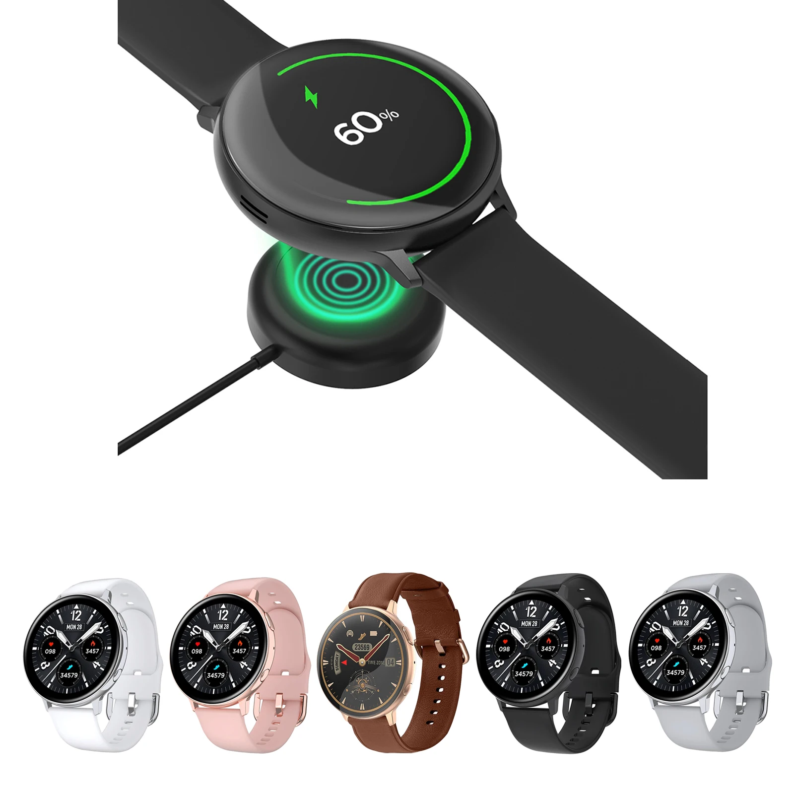 

Умные часы C6 с Bluetooth и пульсометром для iOS/Android