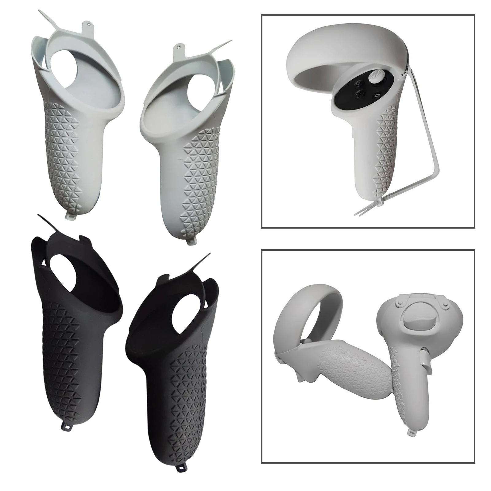 

Touch Controller Silicone Handle Grip Cover for Quest 2 Protective