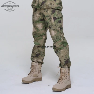 fg pants Военная Тактическая форма, водонепроницаемая, для охоты, кемпинга, альпинизма, туризма, спортивная куртка и штаны, мужские боевые тренировочные костюмы - Цвет: fg pants