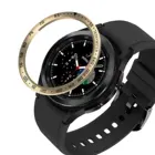 Ультратонкое металлическое кольцо для Samsung Galaxy Watch 4 Classic 46 мм, спортивный клейкий чехол, бампер, кольцо для умных часов, выдерживает