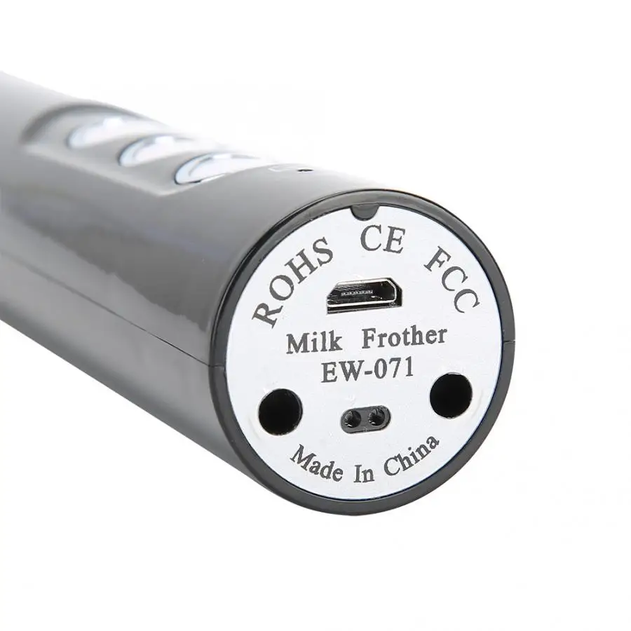 

USB Electric Milk Frother 3 Speeds Cappuccino Coffee Foamer 3 Whisk Handheld Egg Beater Hot Chocolate Latte Drink Mixer Blender