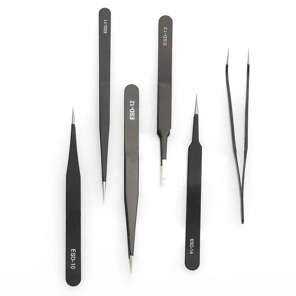 

Portable Durable Anti-static Tweezers Non-Magnetic Repair Maintenance Tools