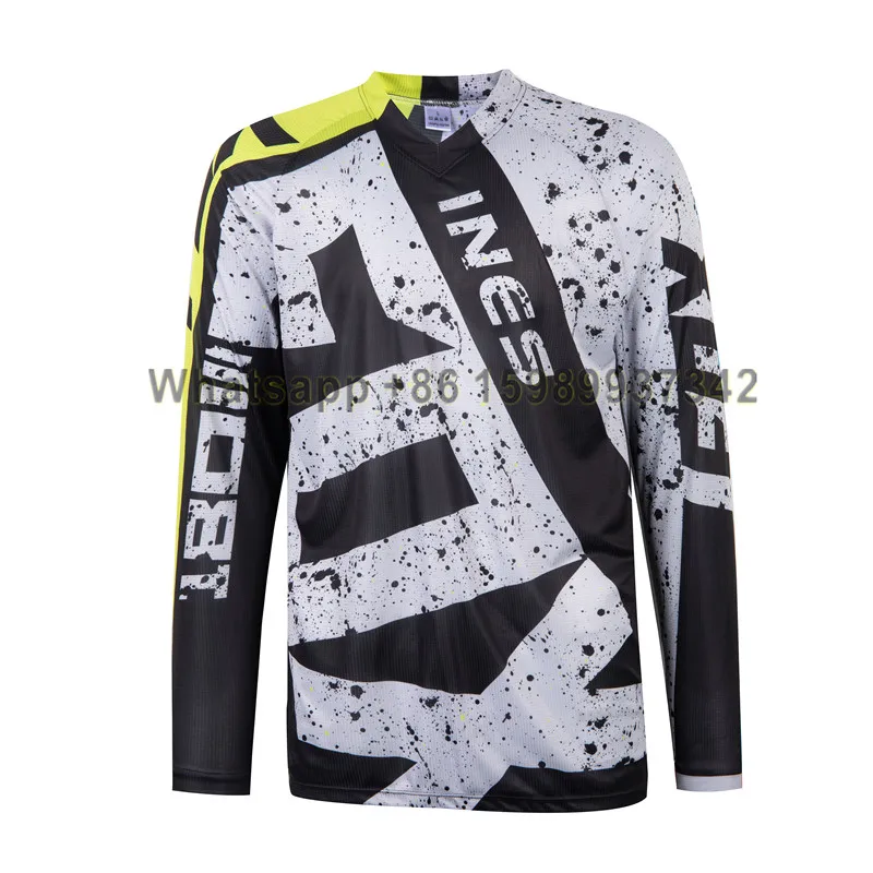 

FOX INES bike jerseys cross country motorcycle mountain bike downhill Sweatshirt T-shirt MTB breathable quick drying clothes