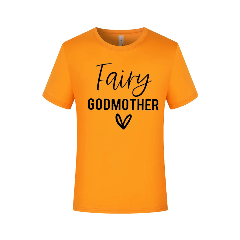 

Fairy Godmother Shirt Proposal Birthday Gift T-Shirt For Women Funny Family T Shirs Feminine Tumblr INS Tee Tops