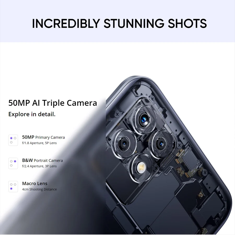 Глобальная версия realme 8i 6 3 &quot120 Гц FHD + мобильный телефон 4/6 ГБ 64/128 процессор Helio G96