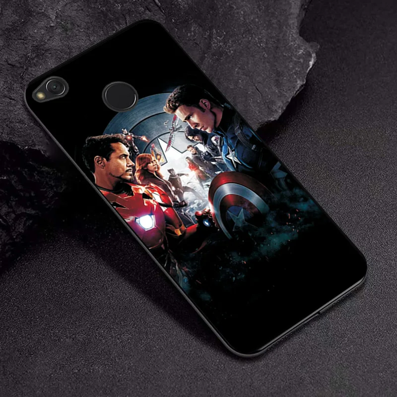 Для Xiaomi Redmi 4X чехол Note 4 4X Marvel Мстители Железный человек чехол для Redmi 6 7 8 5 5 Plus черный ТПУ Redmi 6A 5A 7A 8A чехол - Цвет: TPUBLK625