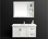 Modern minimalist oak bathroom cabinet set bathroom floor-standing lavatory, washbasin, washbasin and bathroom sink