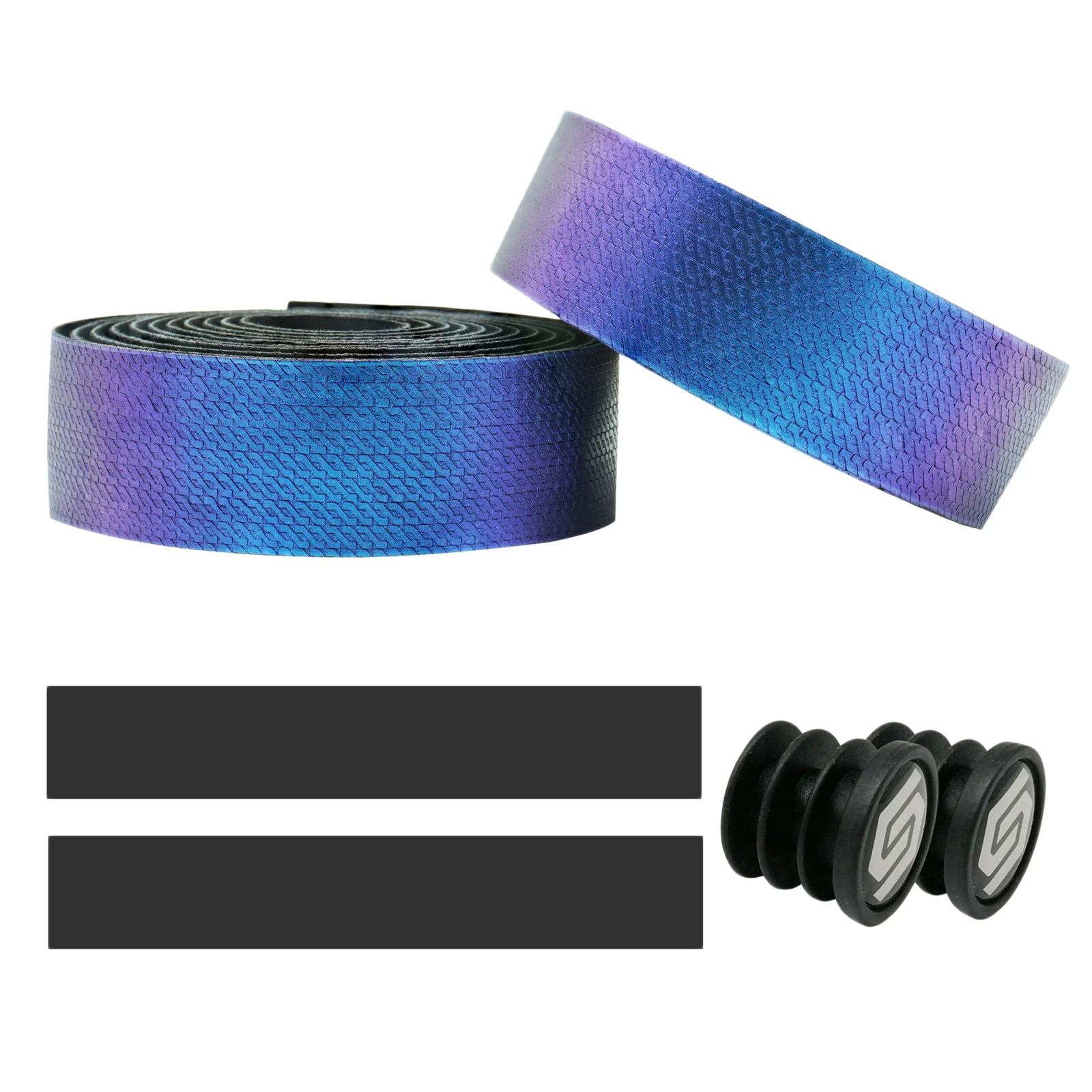 

Soft Road Bike Bicycle Handlebar Cork EVA PU Bar Tape Professional Cycling Damping Anti-Vibration Wrap With 2 Bar Plug