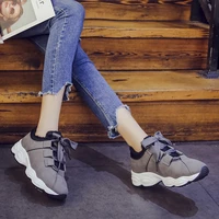 cotton shoes womens autumn and winter 2020 new ulzzang sports shoes plush and thickened snowboard shoes womens shoes