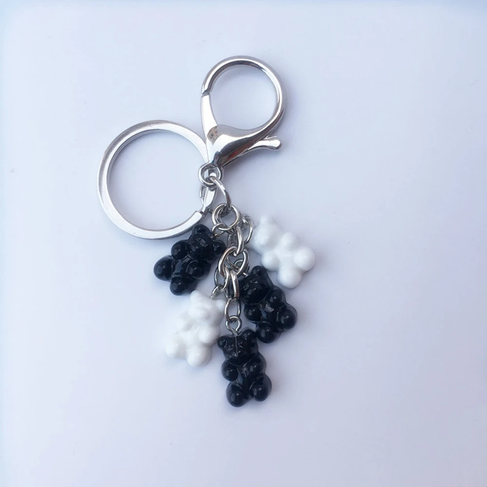 Брелок для ключей Женский милый полимерный брелок с мишкой-животным