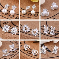 2pcs new style pearl stud earrings small jewelry earrings for girls