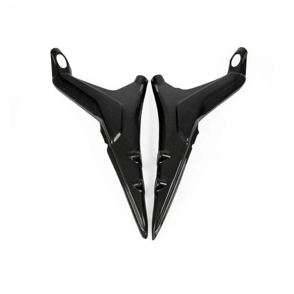 Настоящий мотоциклетный из углеродного сплава задняя панель сиденья боковой