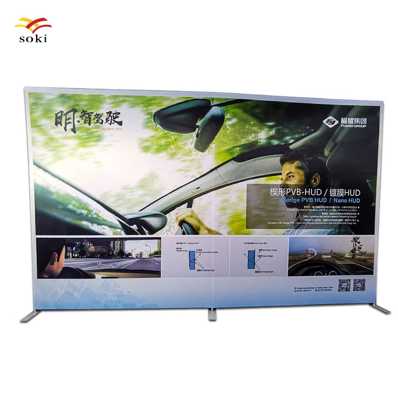 20ft Custom Shape Single Side Print Exhibition Trade Show Booth Stand Tension Fabric Stage Backdrop Decor Mural Display Banner | Дом и сад