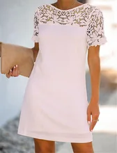 Jupe droite en mousseline de soie, nouvelle collection été 2022, col rond, ajouré, couture en dentelle, taille haute, ample  (2)