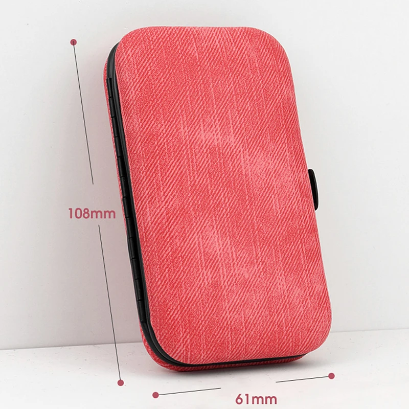 

7Pcs/Set Manicure Set Professional Nail Clippers Kit Stainless Steel Nail Tools With Luxurious Travel Case