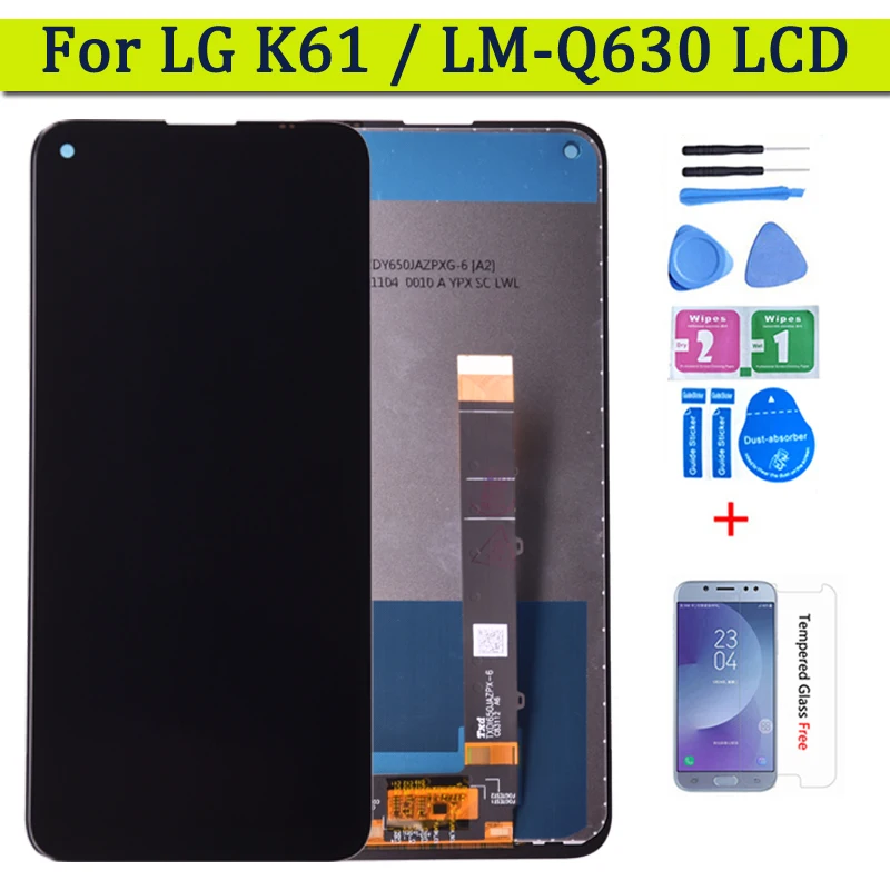 

Экран для LG K61 ЖК сенсорный экран Сенсорная панель дигитайзер в сборе для LG Q630 LMQ630EAW LMQ630EAW Замена дисплея