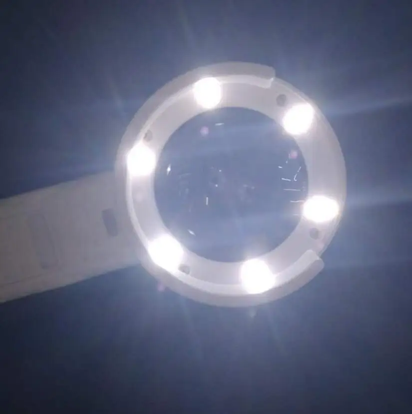 7 раз LED USB Настольная лампа для чтения увеличительное стекло PCB Сварка мобильный