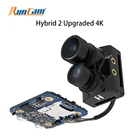 RunCam Hybrid 2 модернизированная 4K FPV HD записывающая камера DC 5-20V Wдвойной объектив FOV 145 Phoenix 2 аналоговый датчик для FPV гоночного дрона