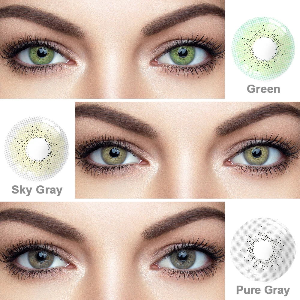 Контактные линзы для глаз зеленые шт./пара цветов|Контактные линзы| |