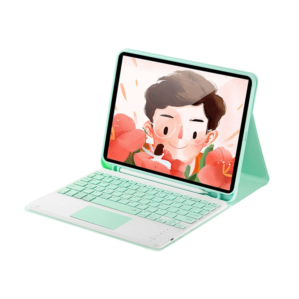 

Keyboard Case Cover Mouse Touchpad Household Computer Safety Parts for iPad Air 2 1 7th 8th Gen 10.2 Pro 11-in