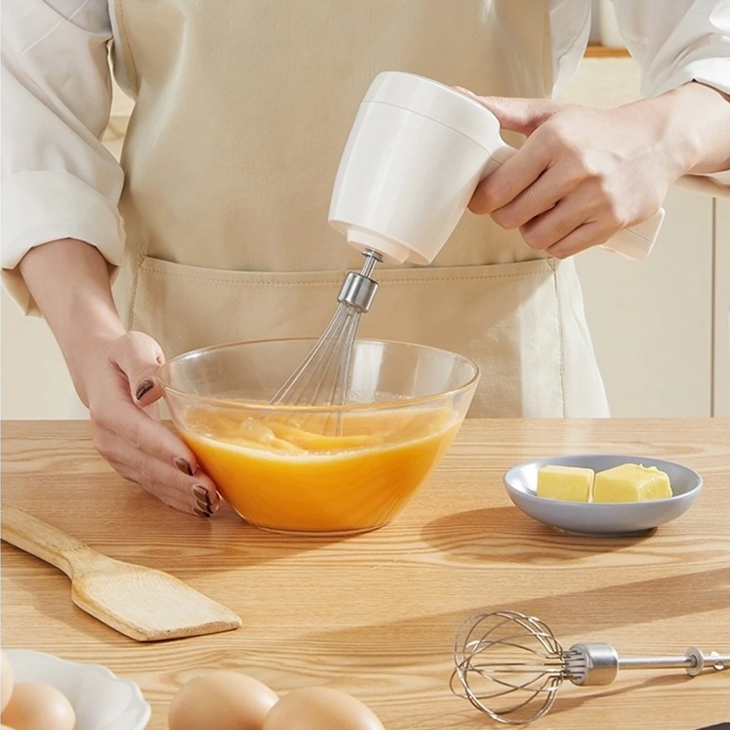 

Portable Electric Hand Mixer 5- High Power Egg Beater Foamer Cooking