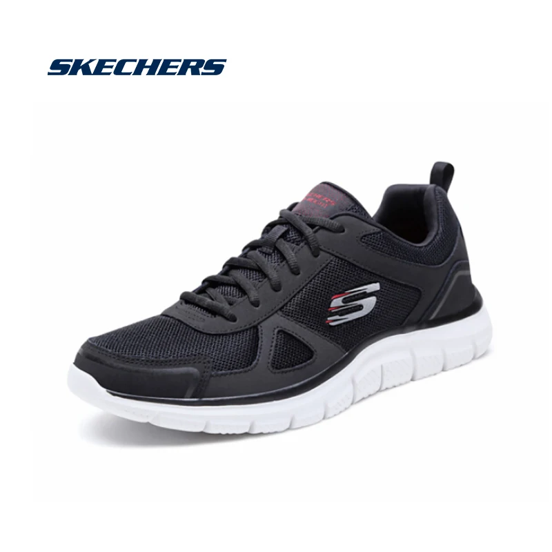 Skechers/обувь для мужчин; Повседневная Удобная обувь; сетчатые кроссовки; дышащая прогулочная обувь для мужчин; высокое качество; 52631-BKRD