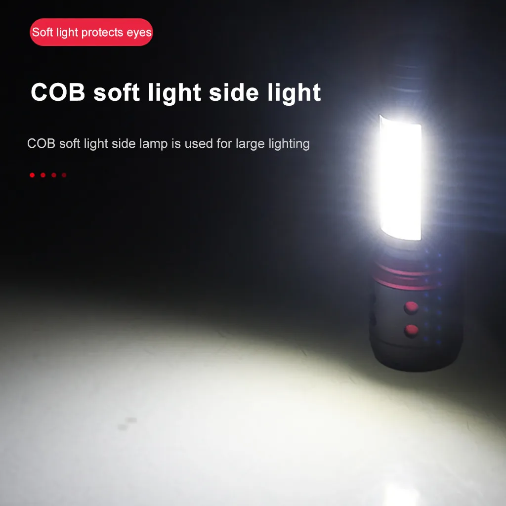

Free Shipping 800lm T6 Led Zoom Rechargeable High Power Torch Flashlight Lamp Light Charger Linterna con luz de zoom retrctil