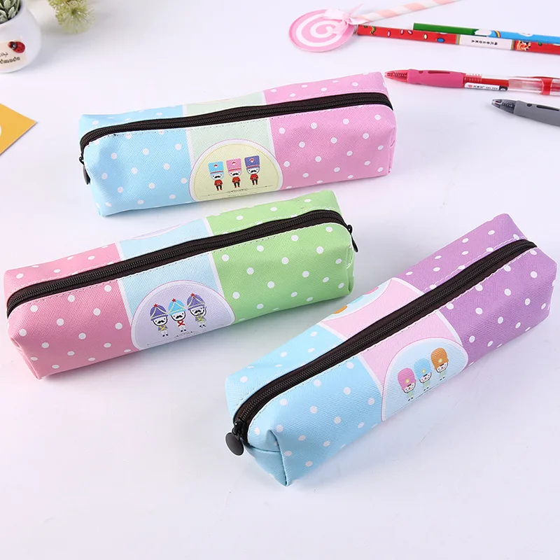 Корейский вариант сумки для карандашей японский и корейский простой квадратный