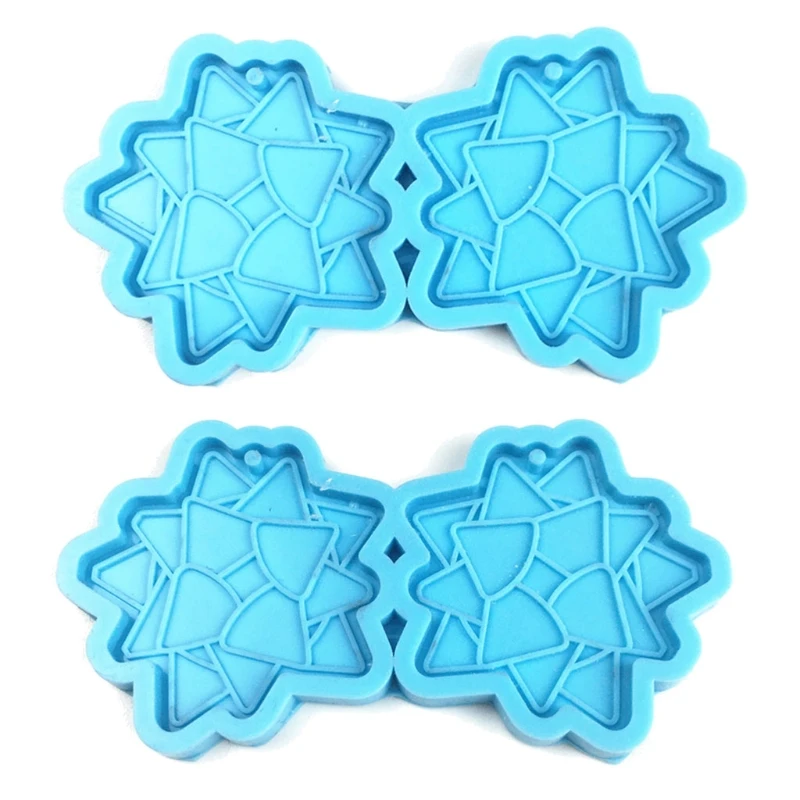 

12 Styles DIY Earrings Pendant Making Mold Resin Crafts Jewelry Making Tools B36D