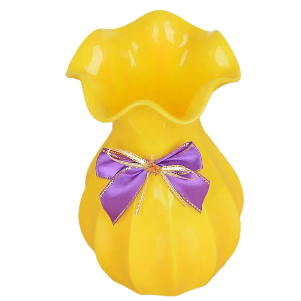 

Mini Beautiful Room Ornament Desktop Vase Plastic Desktop Vase Corrosion-resistant for Hotel