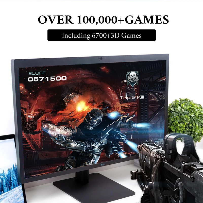 Портативный внешний мобильный HDD 4T/8T/12T 100000 + игровой 420 Эмулятор для PS4/PS3/PS2/SS/Wii