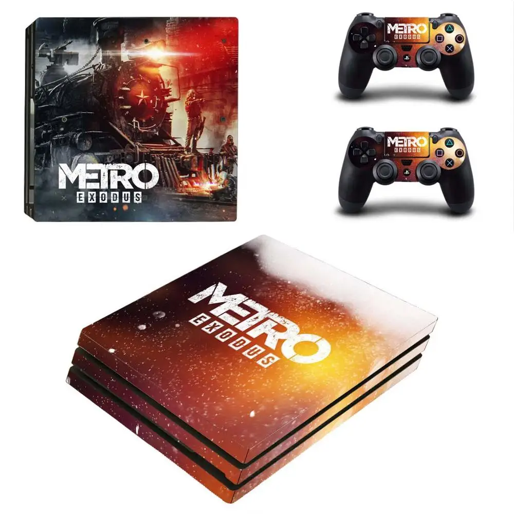 Metro Exodus PS4 Pro стикер s PS 4 Play станция Кожа Стикеры для playstation консоль и