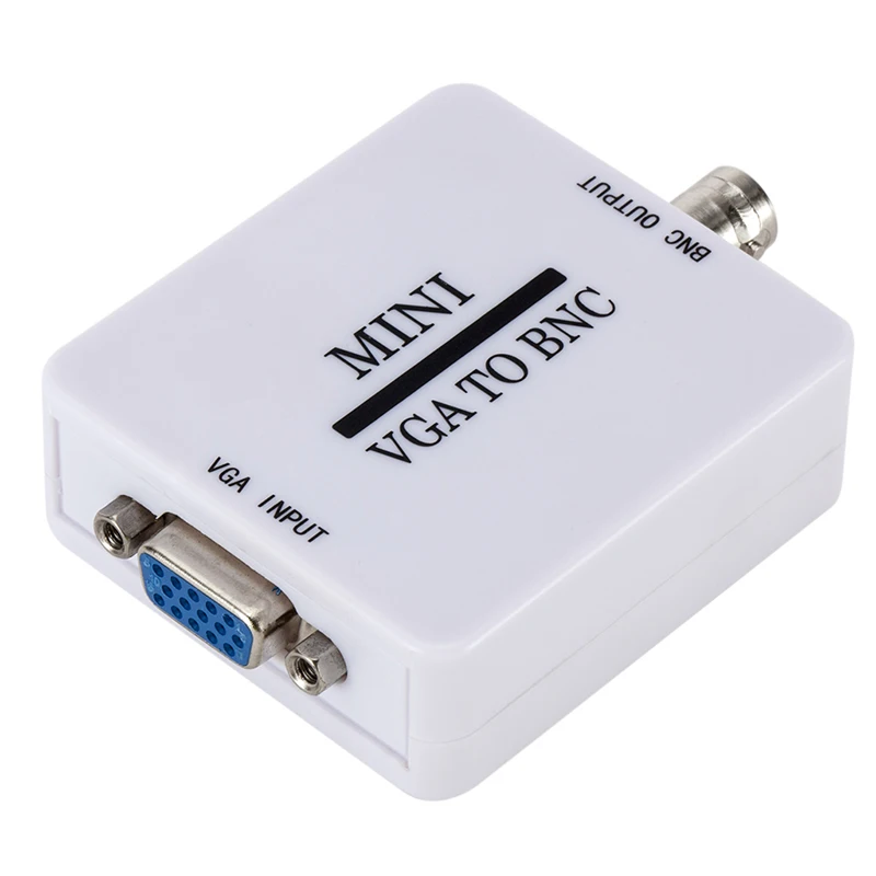 Мини VGA адаптер BNC Конвертор цифровой коммутатор HDTV монитор для ПК HD к видео