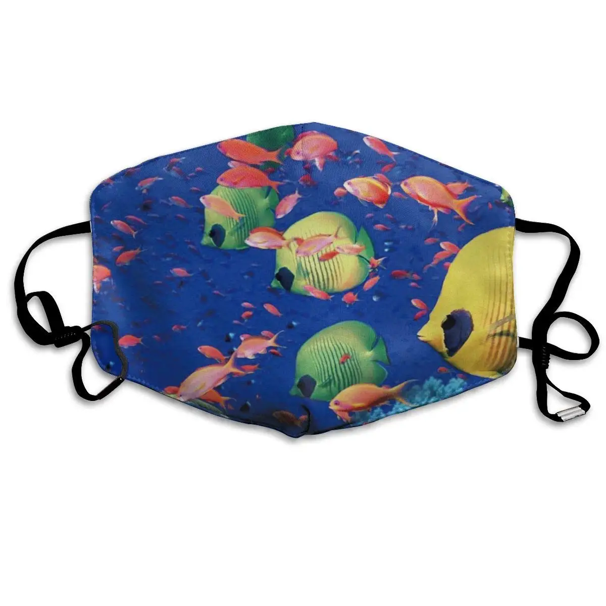 

Comfortable Two Layer Dust Mask, Soft Fish Underwater Sea Face Mask Cover Mouth for Adults and Teens