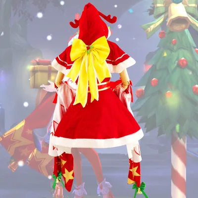 Рождественский высококачественный костюм для косплея аниме Арена доблести: 5v5