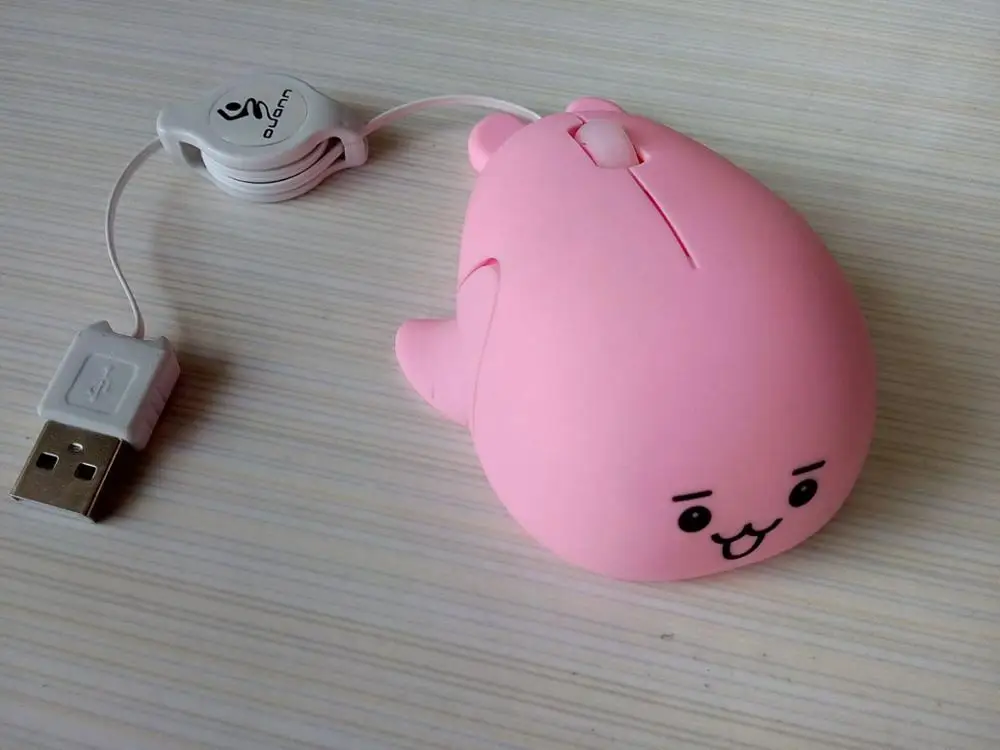 Симпатичная Проводная USB оптическая мышь для компьютера Macbook Xiaomi hp acer Asus lenovo