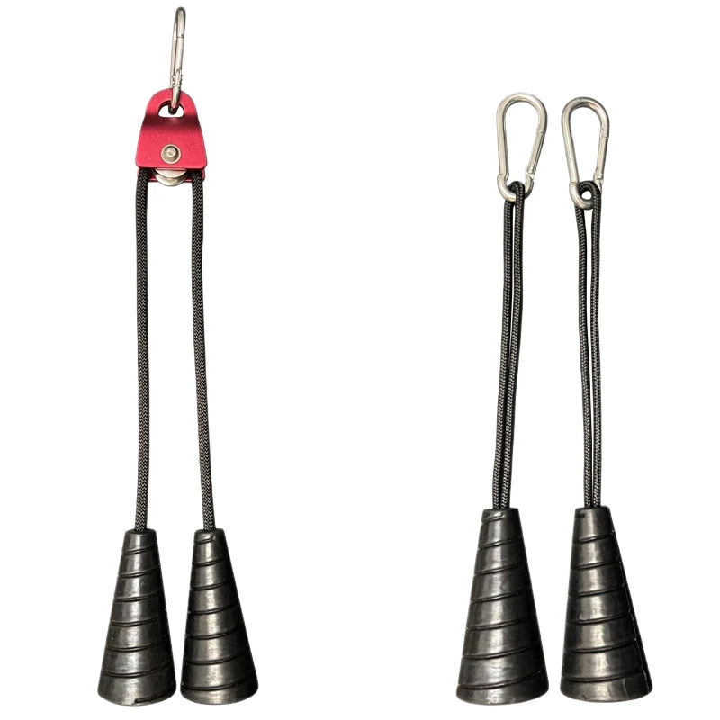 Spiral Tricep Rope Neutral Grip Handle Singles and Double-Headed Tricep Rope Press Down Fitness Pull Back Handle
