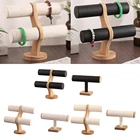 T-bar выставочные стенды, браслет часы браслет ювелирные изделия Аксессуары для волос держатель 1 слой 2 слоя браслет Органайзер стенд шоу