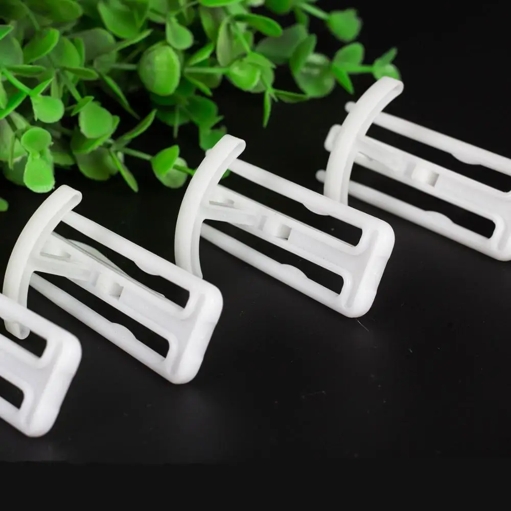Пластиковые Крючки для штор белые пластиковые крючки окон аксессуары домашних