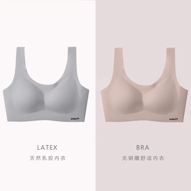 Немаркированное латексное нижнее белье без стальных колец женские собранные