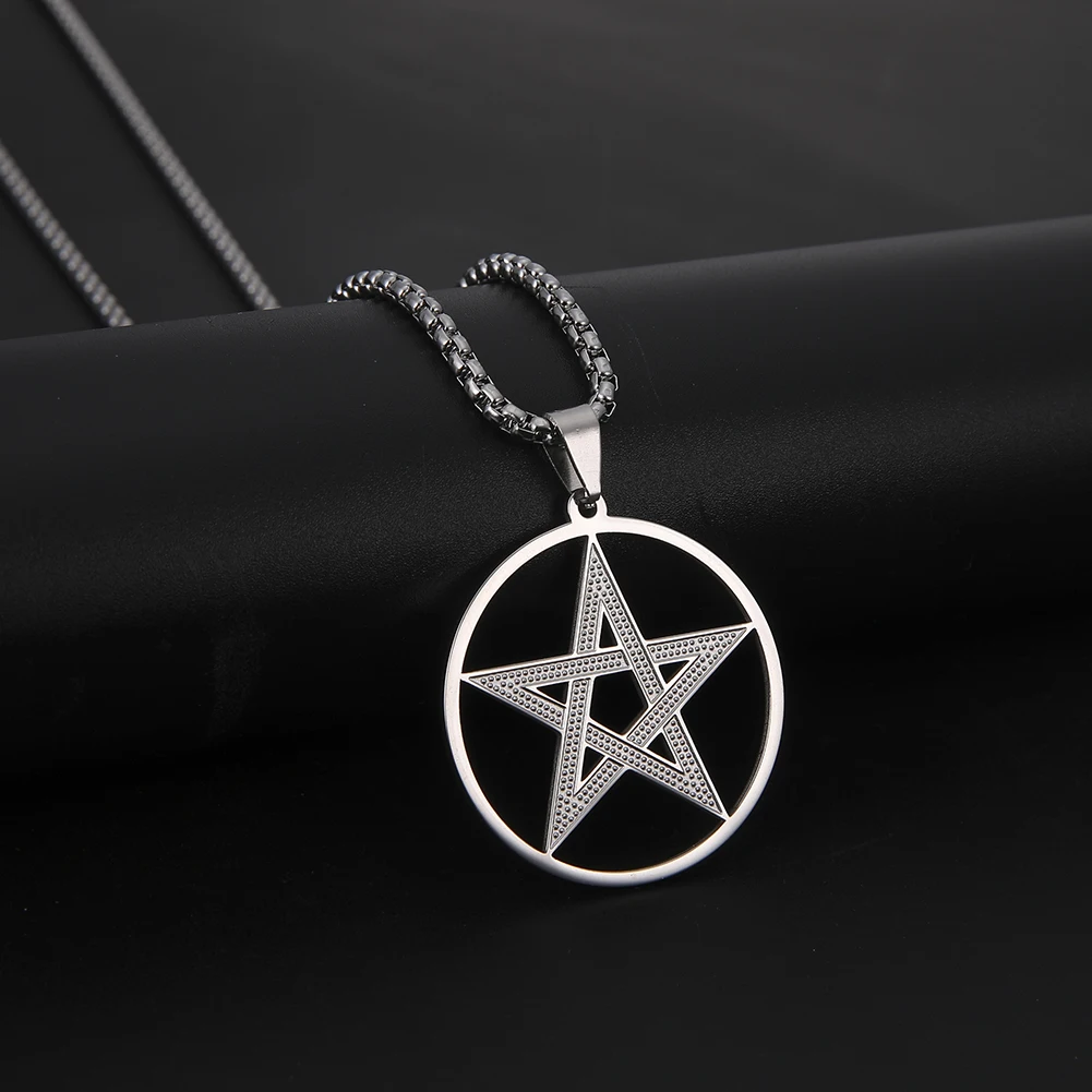 Fishhook Пятиконечная звезда супернатуральный талисман Амулет из нержавеющей стали