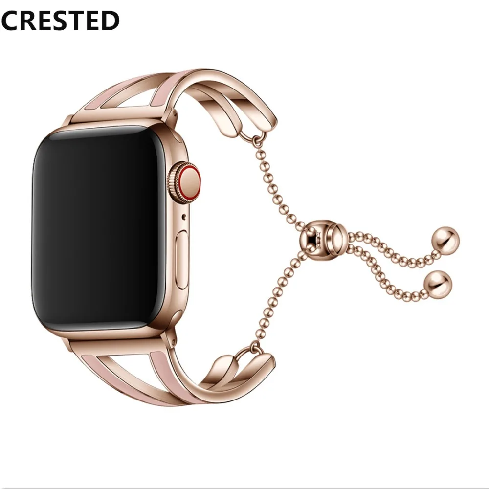 Ремешок из нержавеющей стали для Apple watch 5 4 band 38 мм 42 iWatch 44 40 3 2 1|Ремешки часов| |