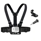 Регулируемый нагрудный ремень + держатель J-Hook + аксессуары с длинным винтом для большого пальца ремень крепление для Gopro 9 для всех спортивных экшн-камер