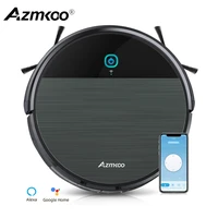 azmkoo vacuum cleaner robot compatible with app alexa wiping function for vacuum clear carpet hard pet hair fall protection