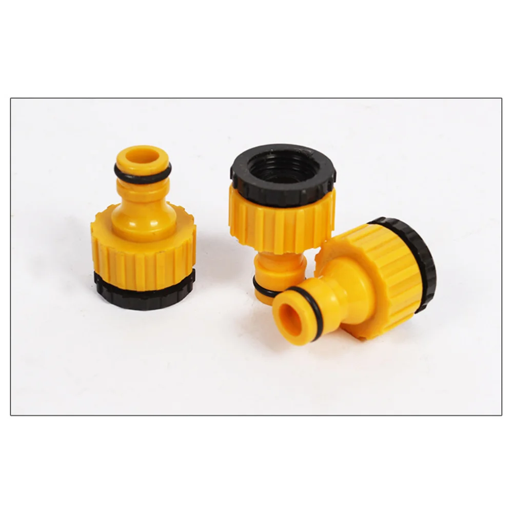 

6 Pcs 1/2 & 3/4 Inch Adapter Washing Machine Hose Fittings Quick Connector Adapter Garden tap Watering Hose Pipe Fitting
