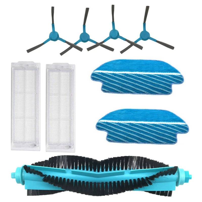

HEPA Filter Roller Brush Mop Cloth for Conga 3290 3490 3690 Vacuum Cleaner for Viomi V2 V-RVCLM21B for Mijia STYJ02YM