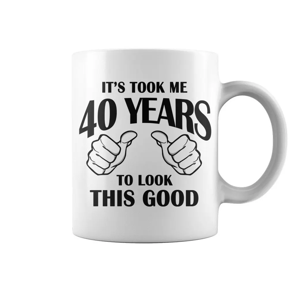 Рождественские подарки забавная кофейная кружка мне потребовалось 40 лет на то