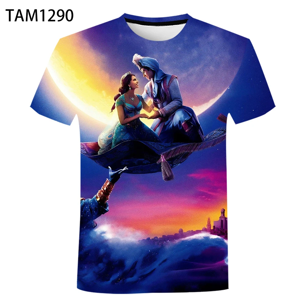 Aladdin Новинка лета 2021 3D-печать для мужчин и женщин в зарубежном стиле простой