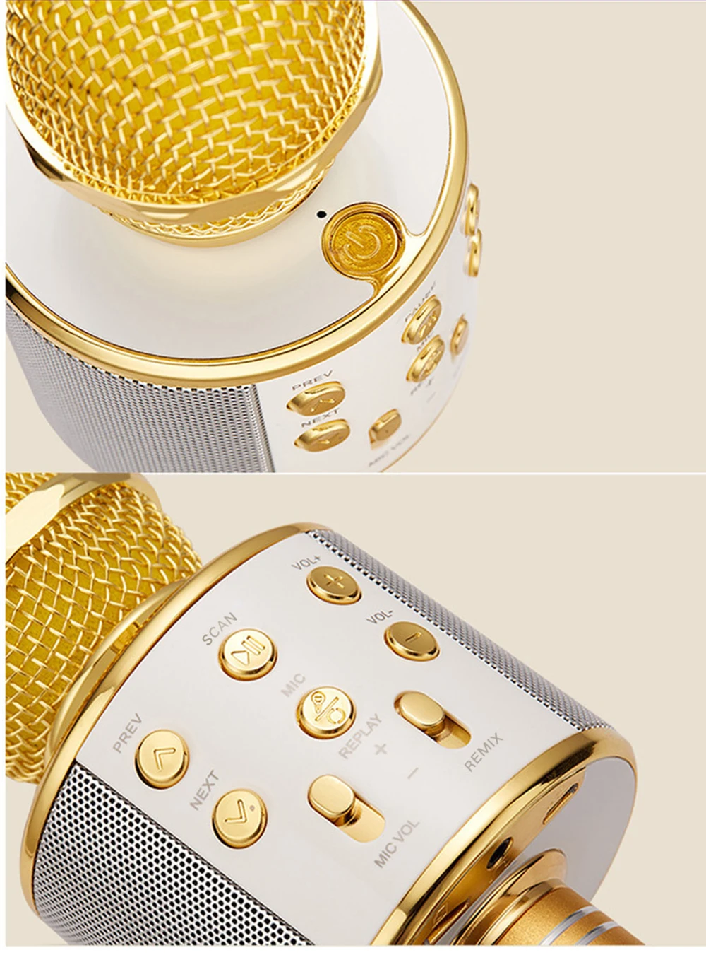 Беспроводной Bluetooth микрофон колонка для караоке KTV музыкальный плеер вокала