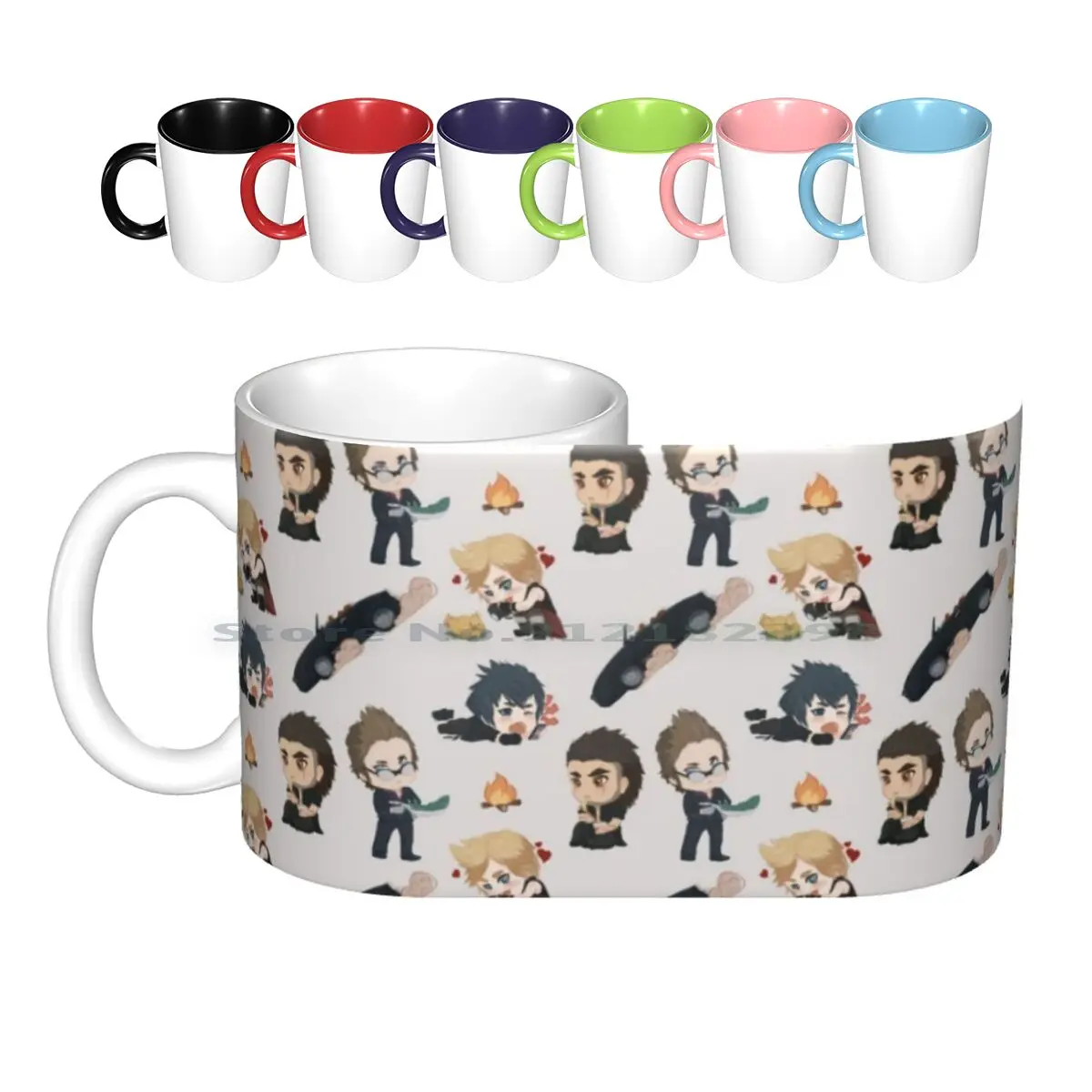 

Chocobro Roadtrip Ceramic Mugs Coffee Cups Milk Tea Mug Final Fantasy Final Fantasy Xv Final Fantasy 15 Xv 15 Prompto Ignis